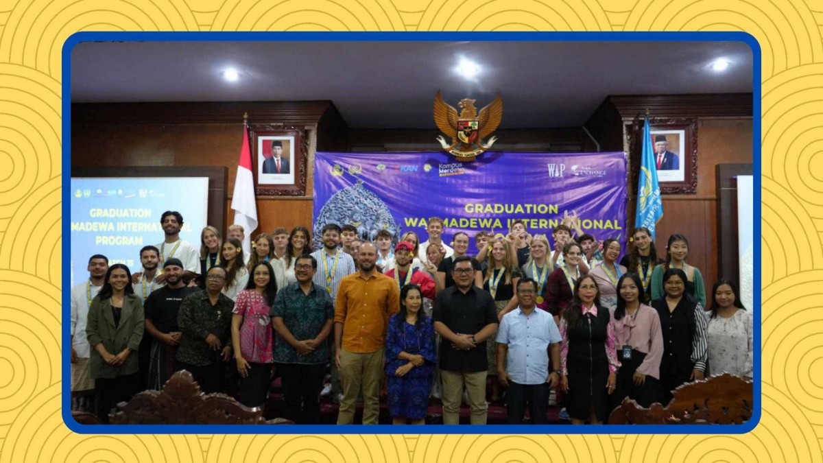 International Student Graduation Faculty of Letters Universitas Warmadewa Completes WIP Batch 15