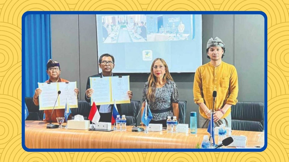 Penandatanganan Memorandum of Agreement (MoA) antara Universitas Warmadewa dengan Central Mindano University Philipine