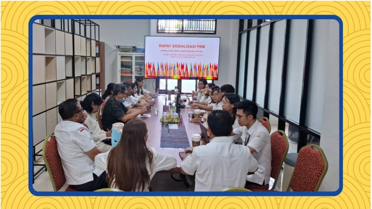 Fakultas Sastra Universitas Warmadewa Selenggarakan Rapat Sosialisasi Proses Belajar Mengajar (PBM) Semester Ganjil 2025/2026