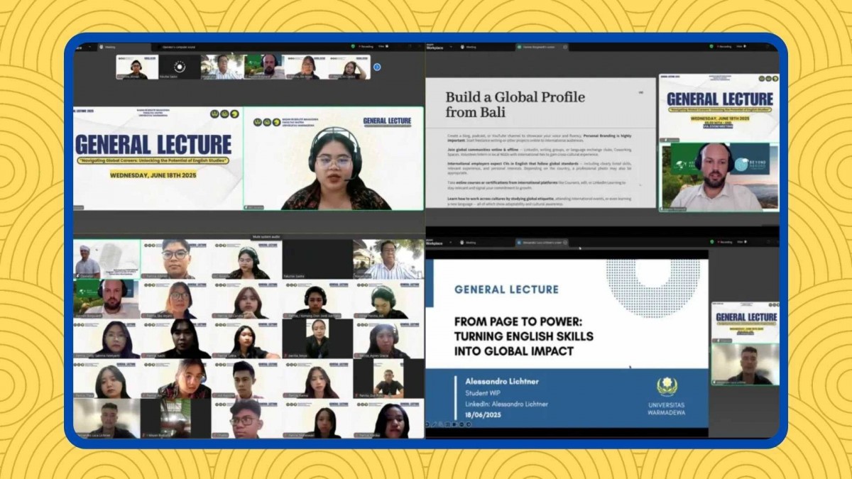 General Lecture : Navigating Global Careers: Unlocking the Potential of English Studies