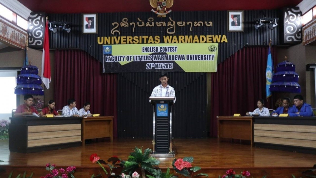 English Contest Held by Student Executive Board (BEM) of Faculty of Letters Unwar