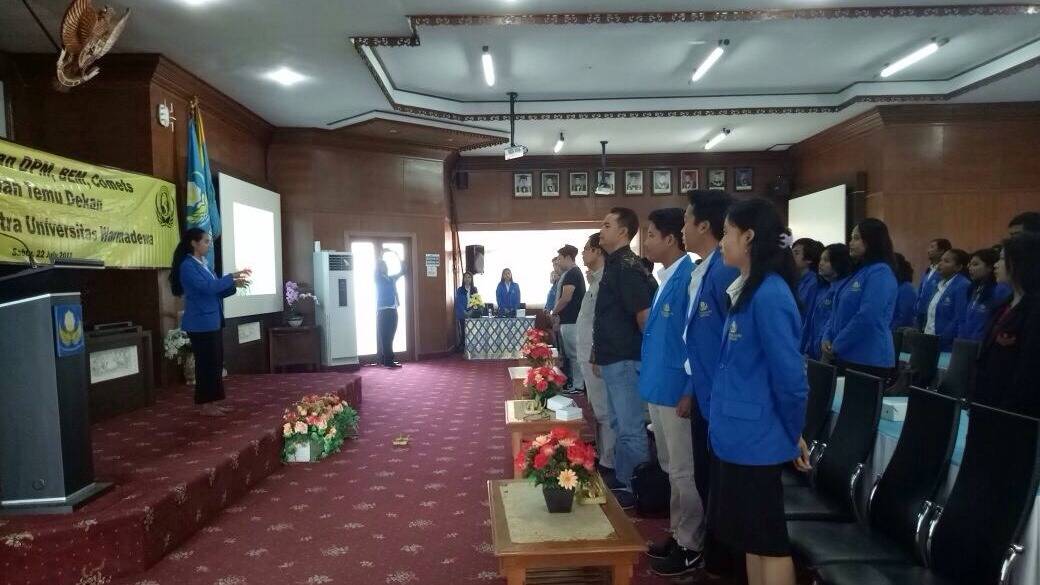 Inauguration of Student Organization and Meeting the Dean of the Faculty of Letters of Universitas Warmadewa