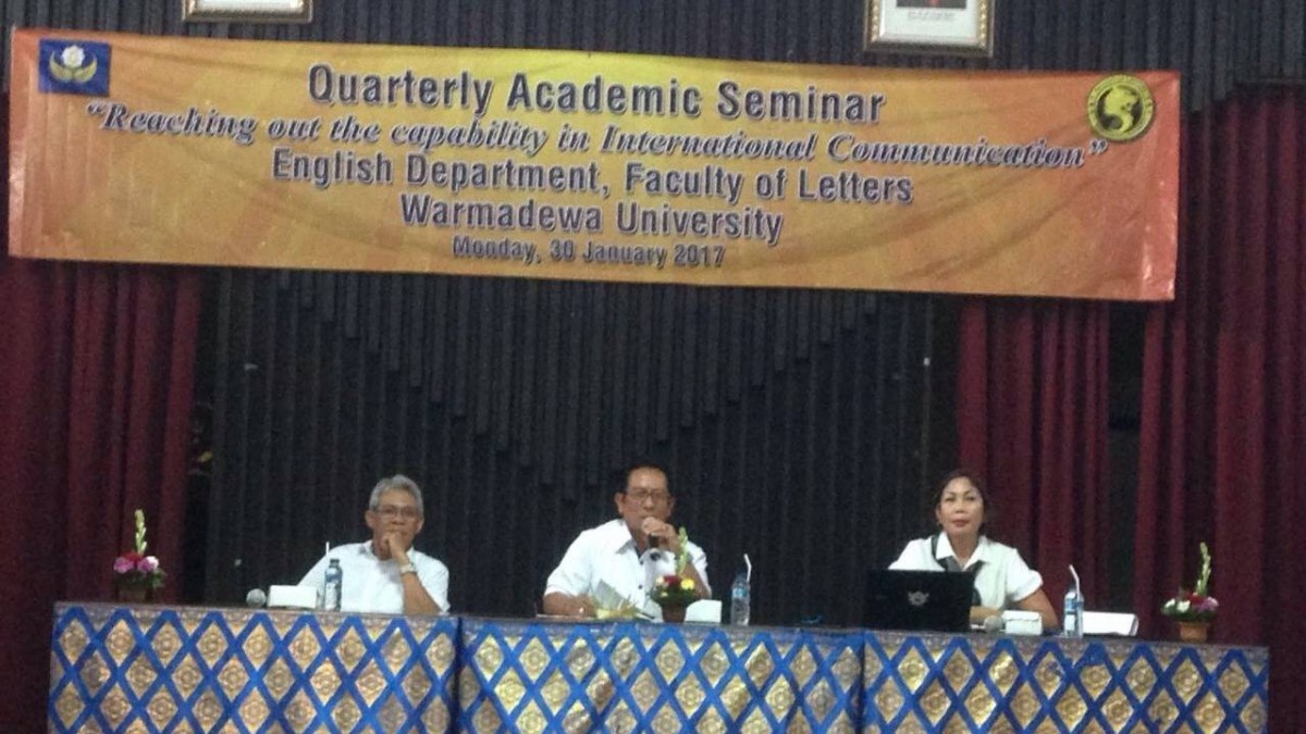 Quarterly Academic Seminar, Faculty of Letters, Universitas Warmadewa