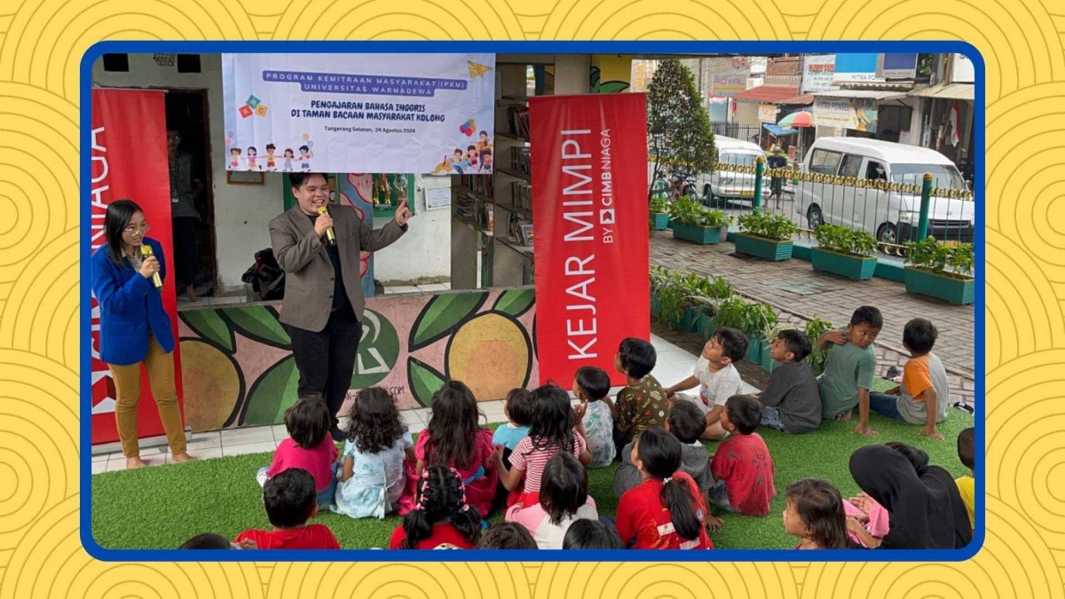 Universitas Warmadewa Faculty of Letters has just completed a Community Partnership Program (PKM)