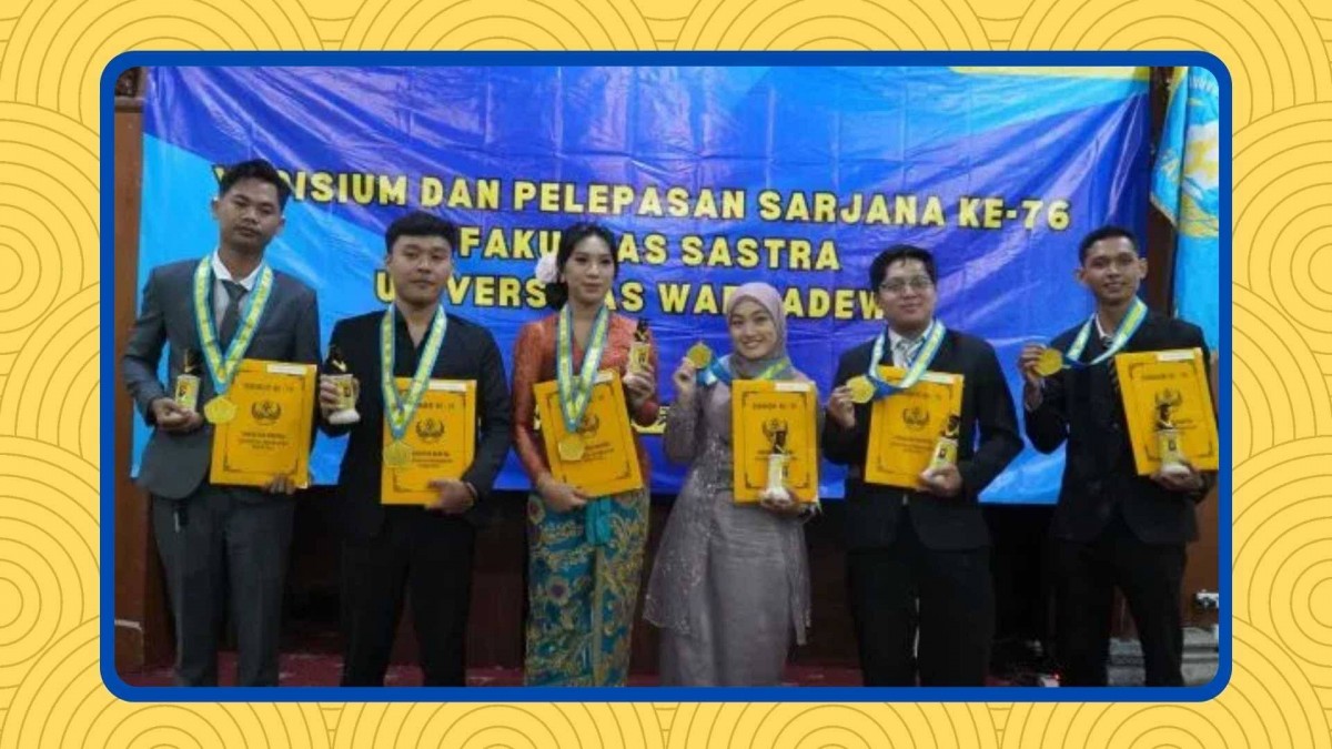 Yudisium ke-76 Sastra Inggris Universitas Warmadewa