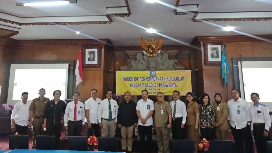 Workshop on Completing the Curriculum for the D4 Tourism Study Program, Faculty of Letters, Universitas Warmadewa
